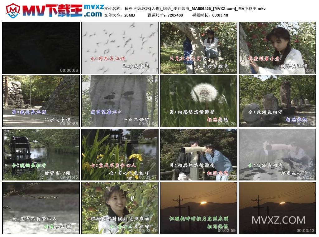 杨燕-相思悠悠(人物)_国语_流行歌曲_MA506426